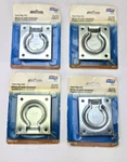 (lot Of 4) Nos National Hardware: Flush Ring Pull, Zinc Plated N203-752. Fixed Price $22.52.
