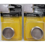 Two Prime Line N7203 Finger Pull Satin Nickel, 1-3/4" Diameter Hole Sliding Door. Fixed Price $10.00.