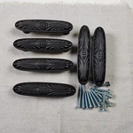6 Atlas Homewares 242 Cabinet Drawer Pull 4" Classics Collection Odeon Bronze. Fixed Price $18.00.