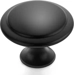 Ravinte 40 Pack Matte Black Kitchen Cabinet Knobs 1-1/4 Inch Round Drawer Pulls. Fixed Price $28.78.