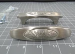 2 New Amerock BP4473G10 Satin Nickel Royal Leaf Cabinet Drawer Pull Handle. Fixed Price $11.49.