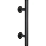 Miseno MBD5831 Long Center 7" To Barn Door Rod Pull Handle - Black. Fixed Price $60.00.