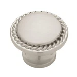 12 Liberty Brushed Satin Nickel Rope Edged Knob Cabinet Drawer PN0293H-SN-C. Fixed Price $24.99.