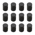 12 Pcs Cylindrical Cabinet Handles,mini Drawer Pulls Jewelry Box Knobs Black .... Fixed Price $17.09.
