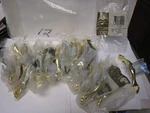 12 New Belwith Gold Shiny Cabinet Handle Pull P342-UB Lot Of Made Usa. Fixed Price $39.99.