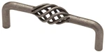 (5 Pack) 3-3/4 Inch Forged Iron Collection Bird Cage Wire Pull Antique Pewter. Fixed Price $28.46.