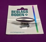 14 Smedbo Beslagsboden Oval Cabinet Knob Brushed Nickel B480. Fixed Price $49.95.