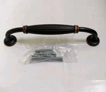 Brainerd Fluted Arch Drawer Pull Bronze W/copper Highlights P33783W-VBC-CP. Fixed Price $7.00.