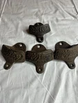 3 Vintage Collectible Coca Cola Wall Mount Bottle Opener 1 Here - 4 Lot. Fixed Price $50.00.