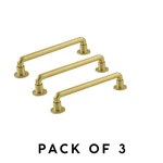 Belwith Keeler Urbane Cabinet Pulls 6-5/16" Brushed Gold 3 Pack. Fixed Price $68.81.
