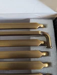 Goo-ki Pack 10" 256MM Brass Bronze Cabinet Pulls Zinc Alloy Drawer Handles. Fixed Price $45.00.