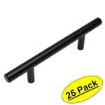 *25 Pack* 3/8" Slim Line Cosmas Euro Bar Flat Matte Black Pulls 404-2.5FB. Fixed Price $32.95.