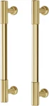 20 Pack Brushed Gold Cabinet Handles, 5" Kitchen Pulls Drawer Dresser. Fixed Price $87.79.