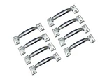 Qcaa 6-1/2" Steel Zinc Door Pull Handle, 8 Pack Made Taiwan. Fixed Price $52.26.