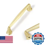 10 Pack Gold Cabinet Pulls 3.75" Hole Center Brushed Brass Drawer. Fixed Price $69.99.