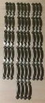 Amerock (54 Pcs) 3" Satin Nickel Die Cast Cabinet Pulls Used. Fixed Price $75.00.