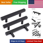 10 Pack Black Cabinet Handles 3"76MM Matte Pulls Bar Drawer P.... Fixed Price $34.97.