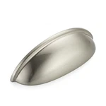 Joy Decor 10 Pack 3-3/4" Brushed Nickel Cup Drawer Pulls, Kitchen Cabinet Handle. Fixed Price $43.13.