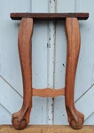 Pr. Solid Oak Ball & Webbed Claw Feet Wood Salvage Repair Antique Furniture Part. Fixed Price $165.00.
