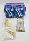 3" Gold Tone Door Stops Lot Of 10 Rigid & Spring Styles New Unused Hardware. Fixed Price $9.99.