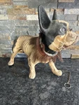 Antique French Bulldog Growler Pull Toy. Fixed Price $775.00.