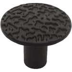 (5 Pack) (2 1-1/8 Inch Arts & Craft Hammered Round Knob Black. Fixed Price $18.43.