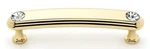 Alno C211-35-GLD Swarovski Crystal 1/2" Pull Gold. Fixed Price $50.36.