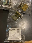10 X Amerock BPR7928AE Pair Of 3/8" Inset Self-closing Face Mount Hinges. Fixed Price $64.95.