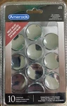 Amerock Cabinet Knobs (10 Pack) 1.5" Round Polished Chrome TEN341326. Fixed Price $41.99.