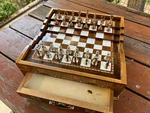 Vip Chessboard - Arena 3D Game Unique Set Gift For Him Drawer. Fixed Price $349.90.