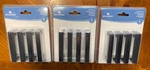 Lot Of 3 - Brainerd 4 Pack Square Pull, Cabinet Door Drawer Handles Black. Fixed Price $24.99.