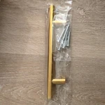 Haliwu 19 Pack 6 1/3" Gold Cabinet Pull Brushed Handles Dresser 4" Center Hole. Fixed Price $22.49.