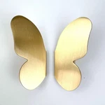 Butterfly Brass Cabinet Knob Modern Dresser Drawer Pull. Fixed Price $10.00.