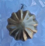 Baldwin 4982-060 Melon Design 1-1/2" Diameter Cabinet Knob Satin Brass New! Nos!. Fixed Price $14.99.