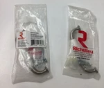 Qty 2 Richelieu BP970019530 Classic Metal Ceramic Handle Pull Brushed Nickel. Fixed Price $17.99.