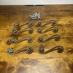 Atlas Cabinet Knobs Pulls Handles Aged Bronze With Hardware - Set Of 8. Fixed Price $29.99.