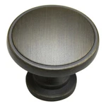 Gate-house Oil-rubbed Bronze Round Contemporary Cabinet Knob Z1466G-43.7-ORB. Fixed Price $10.95.