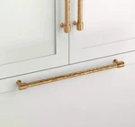 Signature Hardware Lazzara 12-5/8 In. Center-to-center Cabinet Pull Brushed Gold. Fixed Price $58.50.