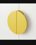 Ikea Begripa Handle Pull Yellow Half-round, 1/8 " 2-PACK 105.400.84 New. Fixed Price $12.79.