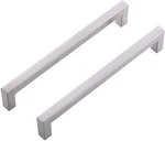 Vesla Home 10 Pack 7-1/2" Hole Center Long Cabinet Handles Square Stainless Stee. Fixed Price $25.00.