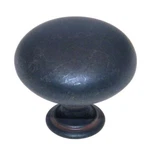 Hickory Hardware Manchester Rustic Iron 1/4" Round Cabinet Knob PA1218-RI. Fixed Price $7.46.