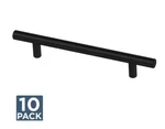 Franklin Brass 5 1/16" Matte Black Simple Round Bar Cabinet & Drawer Pull 10 Pk. Fixed Price $22.65.