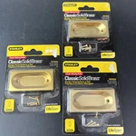 3X Oblong Flush Finger Oval Pull Solid Yellow Brass Stanley Nos New 3516. Fixed Price $9.95.
