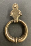 Vintage National Lock Yorktown Brass Ring Pull Furniture Knob NL6469-4G. Fixed Price $9.00.