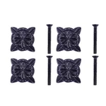 Iron Cabinet Knob Black Target Design Hardware Pack Of 4. Fixed Price $37.99.