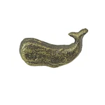 Zeckos Set Of 6 Rustic Bronze Cast Iron Whale Drawer Pull Nautical Home Decor. Fixed Price $22.23.