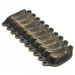 10 Pack Antique Bronze Cabinet Cup Pulls Half Moon Drawer Handles. Fixed Price $14.15.