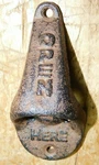 Antique Style Rustic Cast Iron Here Wall Mounted Bottle Opener Soda Beer. Fixed Price $5.99.