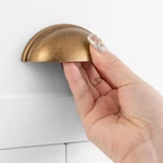 Askano 20-PACK Antique Brass Cabinet Pulls 3" Hole Centers Retro Kitchen Handles. Fixed Price $54.00.