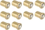 Uxcell Door Cabinet Closet Drawer 7MM Dia Brass Ball Catch 10PCS, Gold. Fixed Price $10.91.